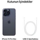 Apple iPhone 15 Pro Mavi 512 GB 8 GB Ram Akıllı Telefon (Apple Türkiye Garantili)