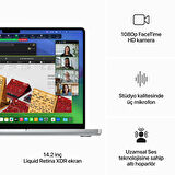 MacBook Pro 14 inç Apple M3 Pro Çip 12 Çekirdekli CPU 18 Çekirdekli GPU 1TB SSD MRX73TU/A - Gümüş