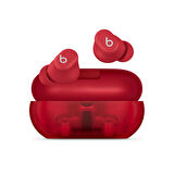 Beats Solo Buds - Kablosuz Bluetooth Kulak İçi Kulaklık, Şeffaf Kırmızı
