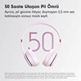 Beats Solo 4 Kablosuz Bluetooth Kulak Üstü Kulaklık - Bulut Pembesi