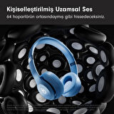 Beats Solo 4 Kablosuz Bluetooth Kulak Üstü Kulaklık - Arduvaz Mavisi