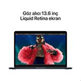 MacBook Air 13 inç M3 Çip 8 CPU 10 GPU 8GB Bellek 512GB SSD macOS Taşınabilir Bilgisayar MRXW3TU/A - Gece Yarısı