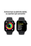 Watch Series 10 GPS + Cellular 42mm Jet Siyah Alüminyum Kasa + Siyah Spor Kordon - M/L
