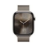Apple Watch Series 10 GPS + Cellular 46 mm Natürel Titanyum Kasa ve Natürel Milano Loop - M/L (MWYC3TU/A)