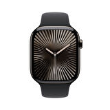 Apple Watch Series 10 GPS + Cellular 46 mm Arduvaz Titanyum Kasa ve Siyah Spor Kordon - M/L (MWYE3TU/A)