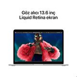 MacBook Air 13 inç M3 Çip 8 CPU 10 GPU 16GB Bellek 512GB SSD macOS Taşınabilir Bilgisayar MXCT3TU/A - Gümüş