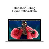 MacBook Air 15 inç M3 Çip 8 CPU 10 GPU 16GB Bellek 512GB SSD macOS Taşınabilir Bilgisayar MXD23TU/A - Gümüş