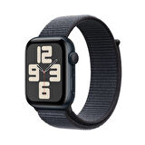 Apple Watch SE GPS 40 mm Gece Yarısı Alüminyum Kasa ve Mürekkep Moru Spor Loop (MXEA3TU/A)