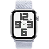 Apple Watch Se Gps 40MM Silver Aluminium Case With Blue Cloud Sport Loop