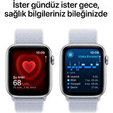 Apple Watch Se Gps 40MM Silver Aluminium Case With Blue Cloud Sport Loop