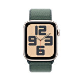 Apple Watch SE GPS 40 mm Yıldız Işığı Alüminyum Kasa ve Göl Yeşili Spor Loop (MXEH3TU/A)