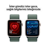 Apple Watch SE GPS 40 mm Yıldız Işığı Alüminyum Kasa ve Göl Yeşili Spor Loop (MXEH3TU/A)