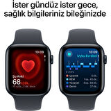 Apple Watch Se Gps 44MM Midnight Aluminium Case With Midnight Sport Band - S/m