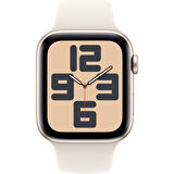 Apple Watch Se Gps 44MM Starlight Aluminium Case With Starlight Sport Band - M/l