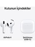 Apple AirPods 4. Nesil MXP63TU/A Bluetooth Kulaklık