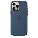 iPhone 16 Pro Max için MagSafe özellikli Silikon Kılıf - Kot Rengi - (MYYU3ZM/A)