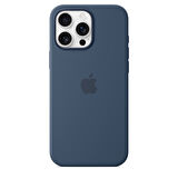 iPhone 16 Pro Max için MagSafe özellikli Silikon Kılıf - Kot Rengi - (MYYU3ZM/A)