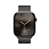 Apple Watch Series 10 GPS + Cellular 46 mm Arduvaz Titanyum Kasa ve Arduvaz Milano Loop - S/M (MC7R4TU/A)