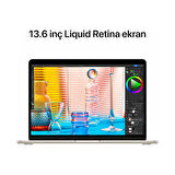 MacBook Air 13 inç M2 Çip 8 Çekirdek CPU 8 Çekirdek GPU 16 GB RAM 256 GB Yıldız Işığı - (MC7W4TU/A)
