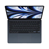 MacBook Air 13 inç M2 Çip 8 Çekirdek CPU 8 Çekirdek GPU 16 GB RAM 256 GB Gece Yarısı - (MC7X4TU/A)