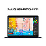 MacBook Air 13 inç M2 Çip 8 Çekirdek CPU 8 Çekirdek GPU 16 GB RAM 256 GB Gece Yarısı - (MC7X4TU/A)
