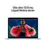 MacBook Air 13 inç M3 Çip 8 Çekirdek CPU 10 Çekirdek GPU 24 GB RAM 512 GB Gümüş - (MC8N4TU/A)