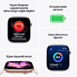 Apple Watch Series 11 GPS 46mm Silver Aluminium Case with Purple Fog Sport Band - M/L