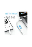 İPHONE 15 15 PRO 15 PRO MAX İPHONE 16 16 PRO 16 PRO MAX 20W TYPEC TO TYPEC 1 METRE HASIR ŞARJ KABLOSU