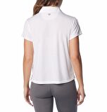 Columbia Tidal Tee SS Polo Kadın Kısa Kollu Polo T-shirt Beyaz FL2697-100