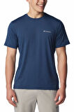 Erkek Tech Trail Crew Kısa Kollu T-Shirt - Lacivert | XL