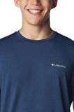 Erkek Tech Trail Crew Kısa Kollu T-Shirt - Lacivert | XL