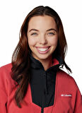 Columbia 2085311602_AL0684 Kırmızı Dik Yaka Normal Düz Kadın Polar Sweatshırt