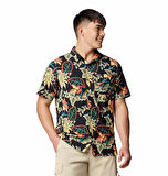 Tech Trail Utility Printed Woven Erkek Kısa Kollu Gömlek