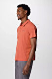 Erkek Zero Rules Kısa Kollu Polo T-Shirt - Kiremit | M