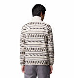 Sweater Weather Printed Yarım Fermuarlı II Erkek Polar Üst