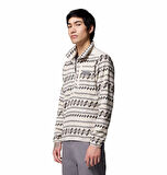 Sweater Weather Printed Yarım Fermuarlı II Erkek Polar Üst