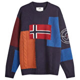 Napapijri PATCHWORK SWEATER NP0A4IK8MP11