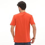 B0A2N1HCL71-R Timberlandss Back Gr Tee Erkek T-Shirt Turuncu