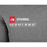 GPS İstanbul Kapüşonlu Erkek Sweatshirt Gri
