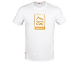 Timberland Ss Front Grphic T Erkek Günlük Tişört TB0A2ND11001 Beyaz