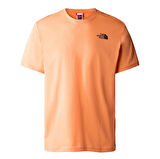 F0A2TX2N6M1-R The North Face M S-S Redbox Tee - Eu Erkek T-Shirt Turuncu