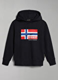 Napapijri Mavi Erkek Çocuk Kapüşonlu Uzun Kollu Sweatshirt NP0A4GXF1761 K B-ZAMORA H