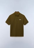 Napapijri E-SMALL BOX SS-NP0A88TQG3A1 Kahve Erkek Polo T-Shirt