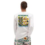 Vans Eco Positivity LS Krem T-Shirt