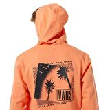 Vans Palm Tree Po Erkek Turuncu Kapüşonlu Sweatshirt