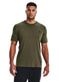 Under Armour Yuvarlak Yaka Düz Yeşil Erkek T-Shirt 1326799-390 UA SPORTSTYLE LC SS