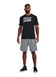 Under Armour Siyah Erkek Bisiklet Yaka T-Shirt 379022-001 UA PROTECT THIS HOUSE SS