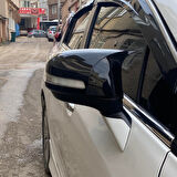 Sts Oto Aksesuar Honda Civic Fb7 2012-2016 Batman Yarasa Ayna Kapağı Piano Black Abs Plastik