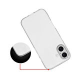Gpack iPhone 17 uyumlu Kılıf Süper Silikon Şeffaf