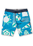 Volcom Mavi Erkek Kısa Şort Mayo A0812308_Volcom Geo Stoney 19 Ain Ş